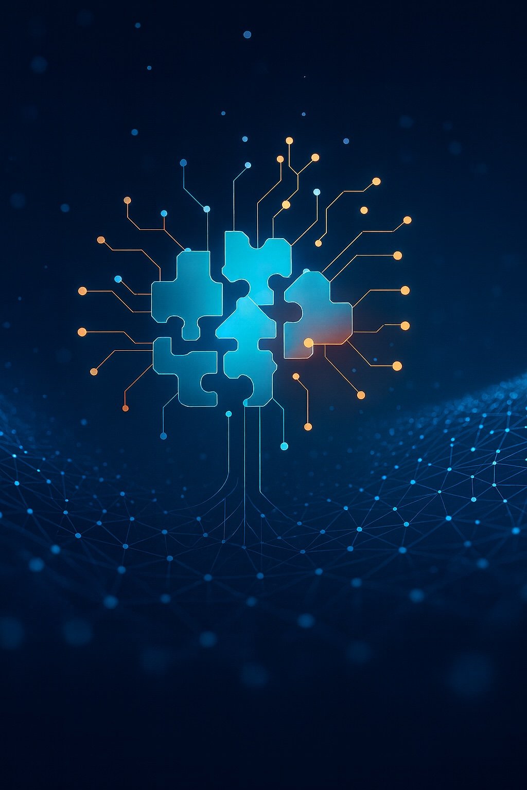 AI and automation technology graphic